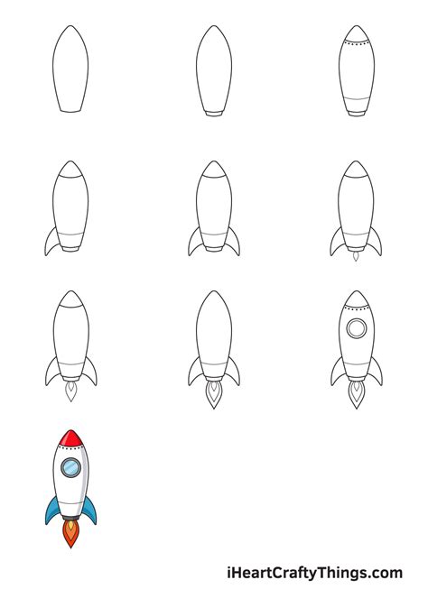 How To Draw A Rocket Step By Step Rocket Drawing Draw Drawings – NBKomputer