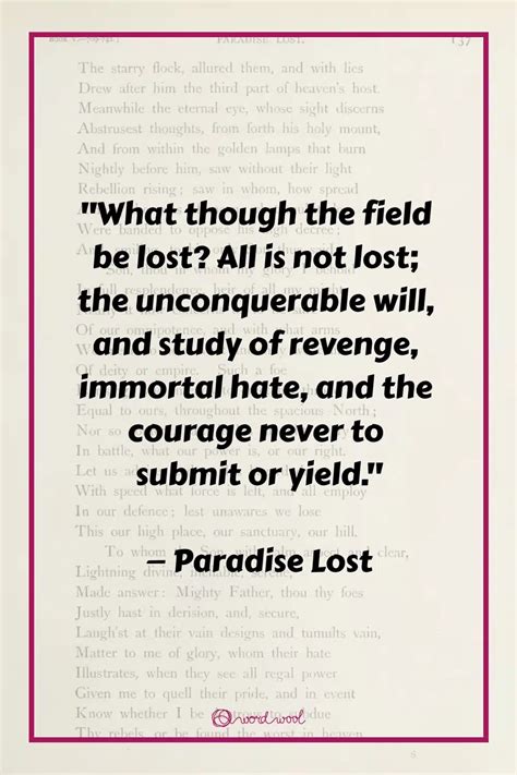 55 Top "Paradise Lost" Quotes That Enthrall (Handpicked)