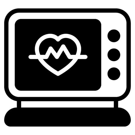 Heartbeat Monitor Icon 26505919 Vector Art at Vecteezy