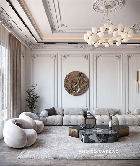 Neoclassical Living Room Behance