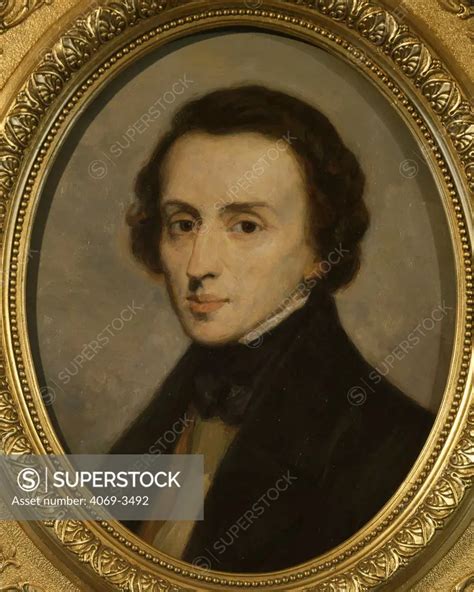 Portrait Of Frederic Chopin Polish Composer Superstock