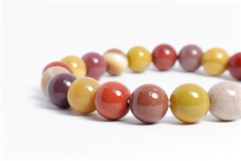 8 5mm Mookaite Stretch Bracelet Etsy