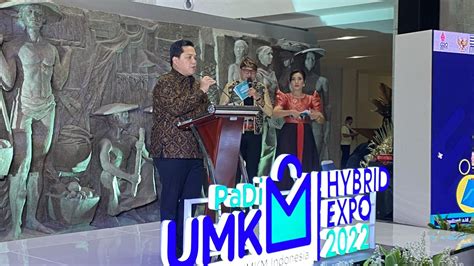 Padi Umkm Hybrid Expo Diharapkan Dorong Pemulihan Ekonomi