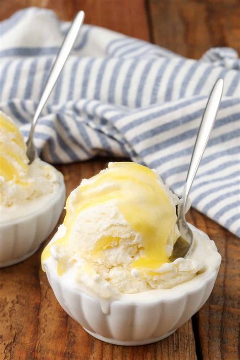 Lemon Curd Ice Cream Barefeet In The Kitchen