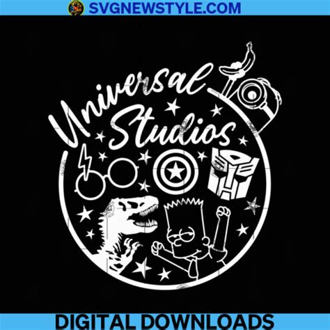 Universal Studios Svg, Universal Hollywood Svg, Png, Dxf, Eps, Cut File Svg