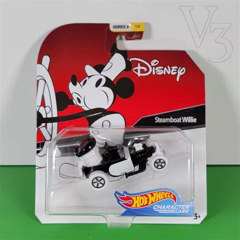 DISNEY RACERS Steamboat Willie Disney Hot Wheels Car 10 00 PicClick UK