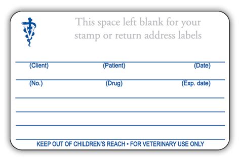 Medication Label Template