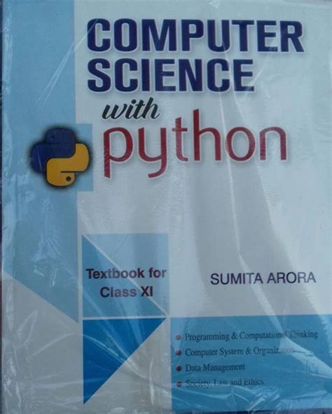 Computer Science With Python Textbook And Practical Book Class 11 Cbse Peparback Sumita Arora