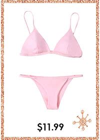 Low Waisted Spaghetti Strap Bikini Set