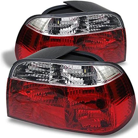 Amazon AKKON For 1995 2001 BMW 7 Series E38 Red Clear Lens Tail