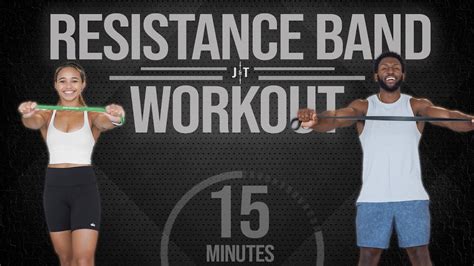 15 Minute Resistance Band Workout Strength Training Youtube