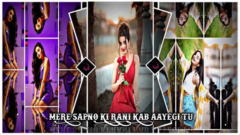 💥mere Sapno Ki Rani Kab Aayegi Tu🎧new Trending 😎 🔰alight Motion Xml