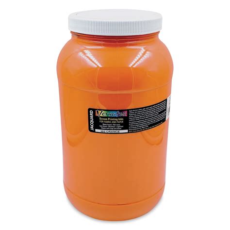 Jacquard Versatex Screen Printing Ink Orange 128 Oz Jar Michaels