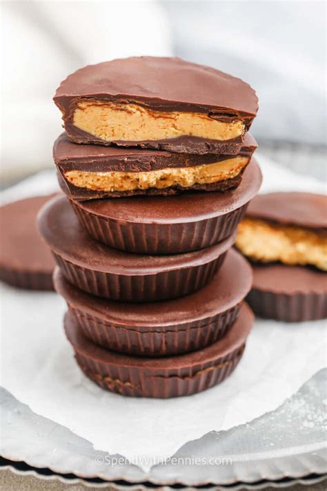 Copycat Reese's Peanut Butter Cups - Spend With Pennies