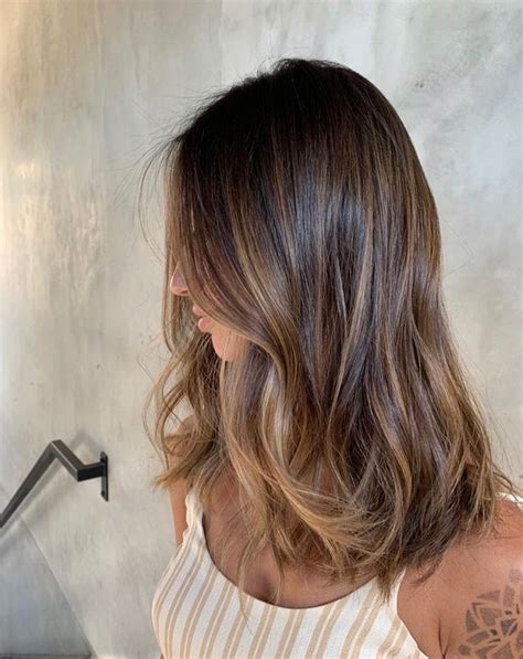 Brunette Hair With Highlights Brunette Balayage Hair Hair Color