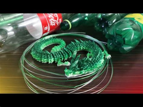 How To Transform Old Plastic Bottle Into A Flexi Green Dragon Youtube