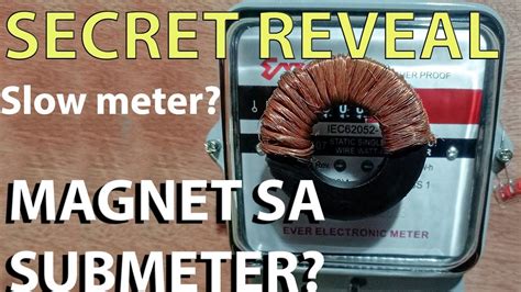 Electric Submeter Hack Using Magnet Reveal English Subtitles Youtube