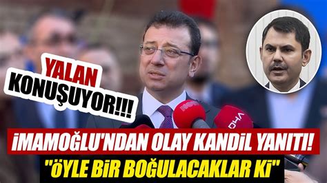 Ekrem Mamo Lu Ndan Murat Kurum A Kandil Yan T Yle Bir Bo Ulacaklar