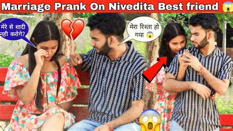 Marriage Prank On Nivedita 😍 मेरी शादी होने वाली है 😭💔 Anshul