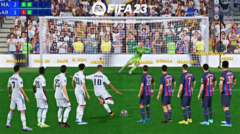 Fifa 23 Team Messi Vs Team Ronaldo Real Madrid Vs Barcelona Penalty