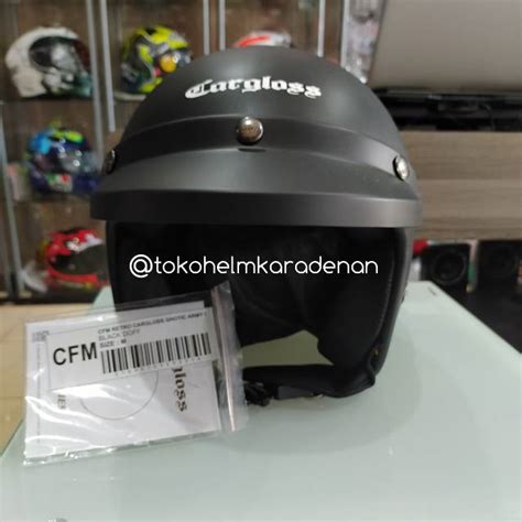 Jual Helm Cargloss Black Doff Shopee Indonesia