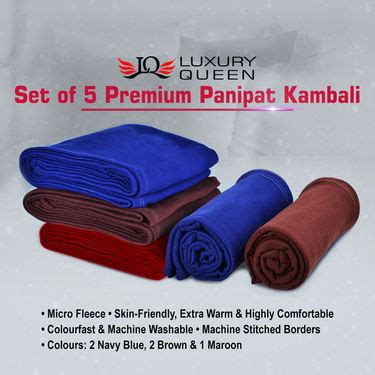 Buy Set Of 5 Premium Panipat Kambali Online At Best Price In India On