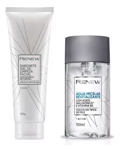 Kit Limpeza Profunda Facial Completo Hidratante Renew Avon MercadoLivre