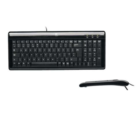 Logitech Ultra Flat Keyboard Czarna Ps Usb Klawiatury Przewodowe