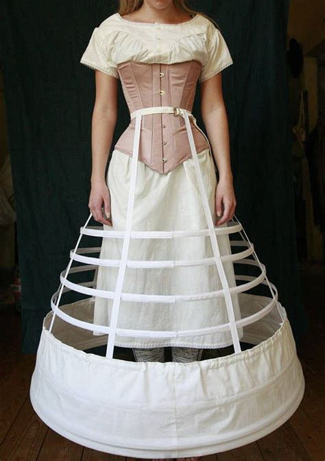 K Fig Reifrock Krinoline Elliptisch Etsy Hoop Skirt Victorian