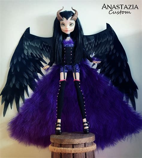 Monster High Custom Ooak Customized Doll Maleficient Custom Monster