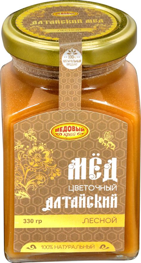Мёд алтайский Медовый край "Лесной", 330 г - купить с доставкой по ...