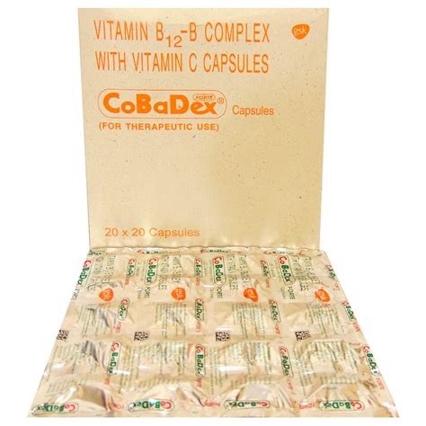 Cobadex Forte Capsule | Uses, Side Effects, Price | Apollo Pharmacy