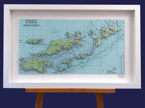 Pin On Framed 3d Nautical Relief Charts