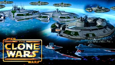 Star Wars The Clone Wars Massive Epic Space Battle Full Cinematic