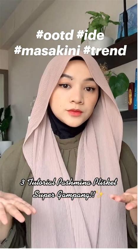 Pinterest Gaya Hijab Gaya Hijab Kasual Gaya Jilbab