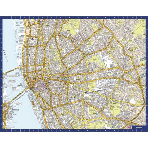 A Z Liverpool Street Map Stanfords