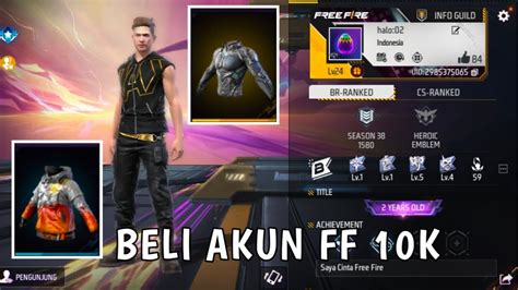 BELI AKUN FF 10K UNTUNG APA RUGI Free Fire YouTube