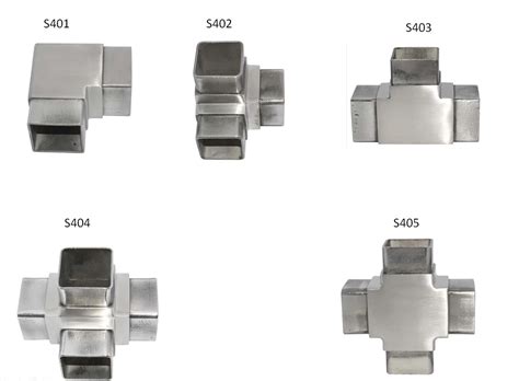 Stainless Steel Square Tube Connector Joiners For 40x40mm 51 Off