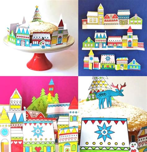 How to make a paper crafts village. Get crafty • Happythought