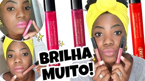 TESTANDO NOVAS CORES DO BATOM POWER STAY MATTE GLITTER EFEFCT AVON