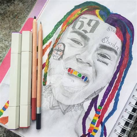 Tekashi 6ix9ine Drawing