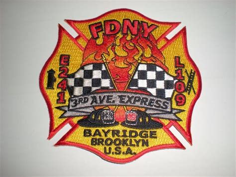 New York Fire Department Fdny Engine 241 Ladder 109 Patch Firefighter