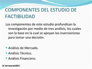 Estudio De Factibilidad De Un Proyecto PPT