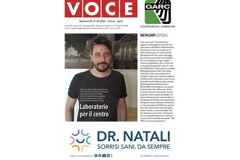 On Line Il Nuovo Numero Di Voce Settimanale Attualit Voce Notizie