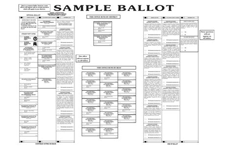 Tallapoosa County Sample Ballot Election 2016 By Tallapoosa Publishers