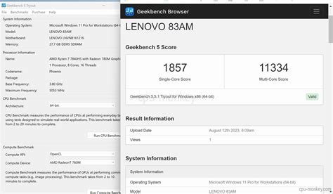 AMD Ryzen 7 PRO 7840HS Benchmark, Test and specs