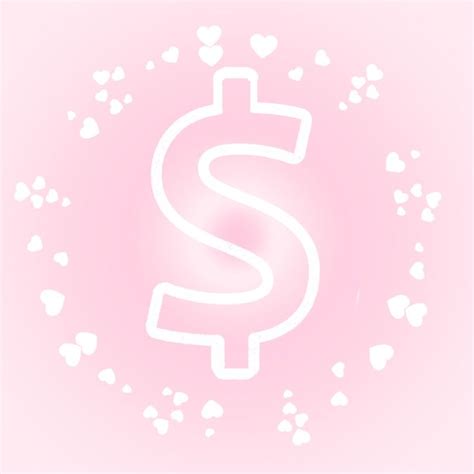 Pink Dollar Sign