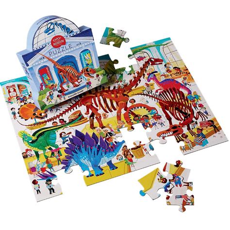 Crocodile Creek Crocodile Creek Müzede Bir Gün Puzzle Dinozor 48 Parça ...