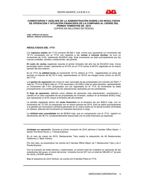 Comentarios De La Administracion Primer Trimes Pdf