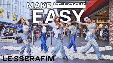 Kpop In Public One Take Le Sserafim Easy Dance Cover By M